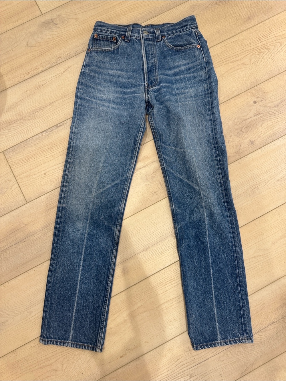 Vintage Made in USA Levi’s 501 Button Fly Jeans 29x30 100% Cotton